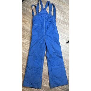 Skitique Ski Snowboard Snow Overalls Pants Blue‎ Mens Small